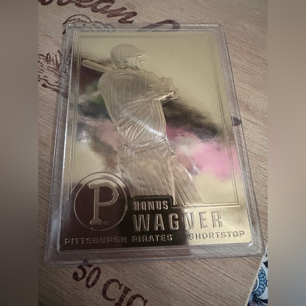 Honus Wagner 96 Danbury Mint 22 kt Gold Card